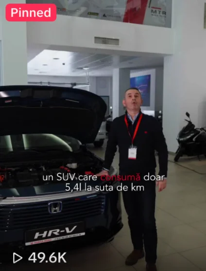 Clip TikTok, 50K vizualizări