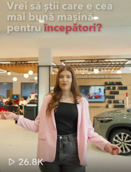 Clip TikTok, 27K vizualizări