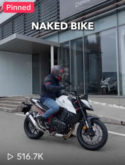 Clip TikTok, 517K vizualizări