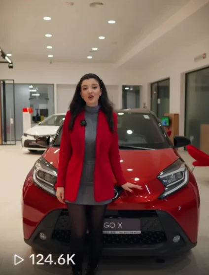 Clip TikTok, 125K vizualizări